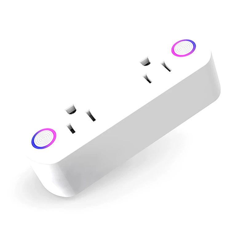 

Smart Socket,Wifi/APP Control For Remote&Timing Function,Support For Alexa,Google Home -US Plug