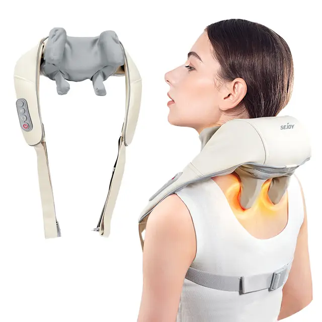Rechargable Neck Massager with Heat Air Compression
