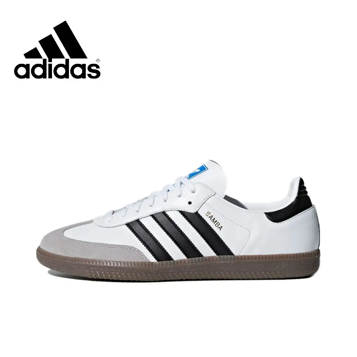 thumbnail image 1 of Zapatillas de tabla informales de corte bajo en color neutro Samba de Adidas Origins, 1 of 5