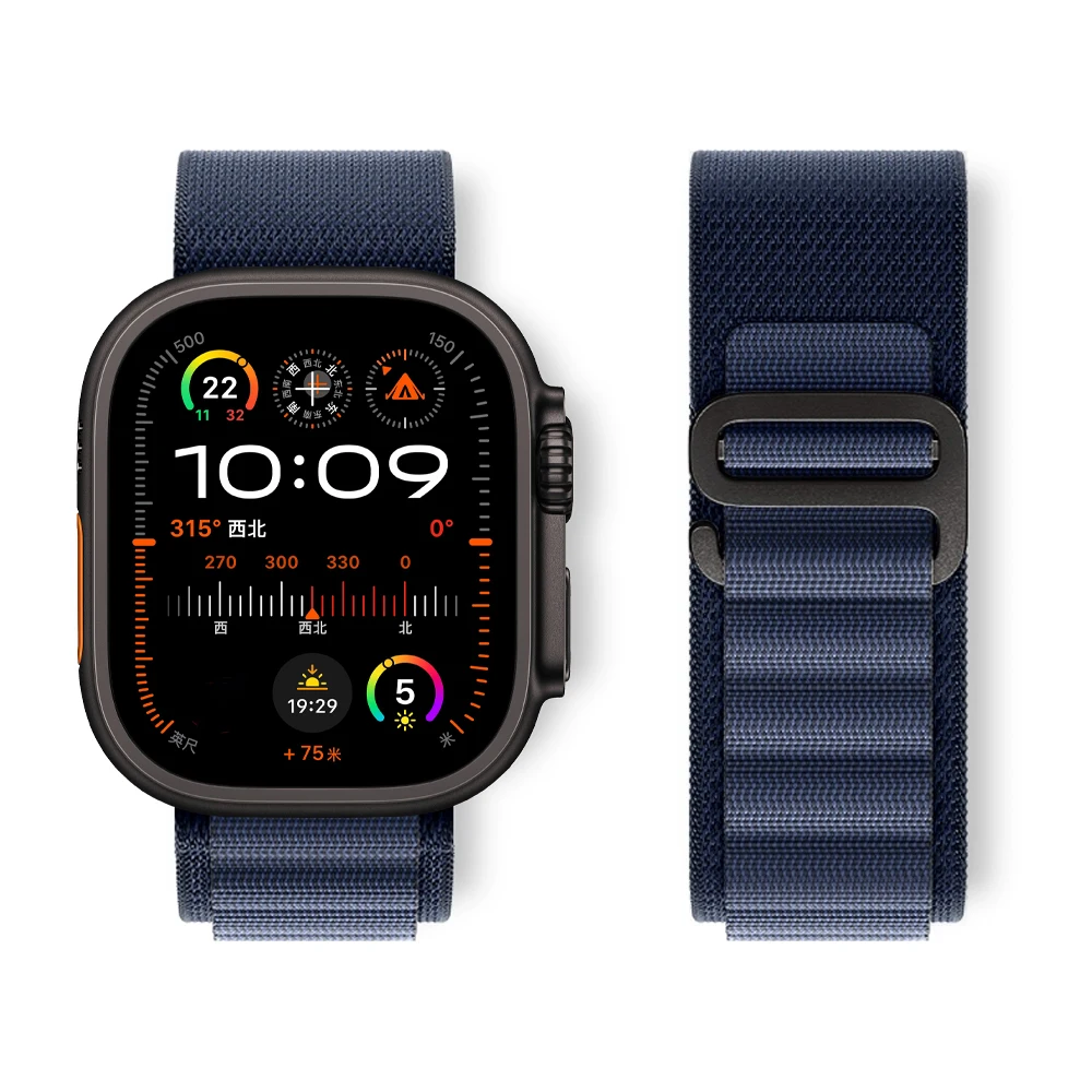 Nylon Alpine Loop Strap for Apple Watch - Durable and Stylish Bracelet Band