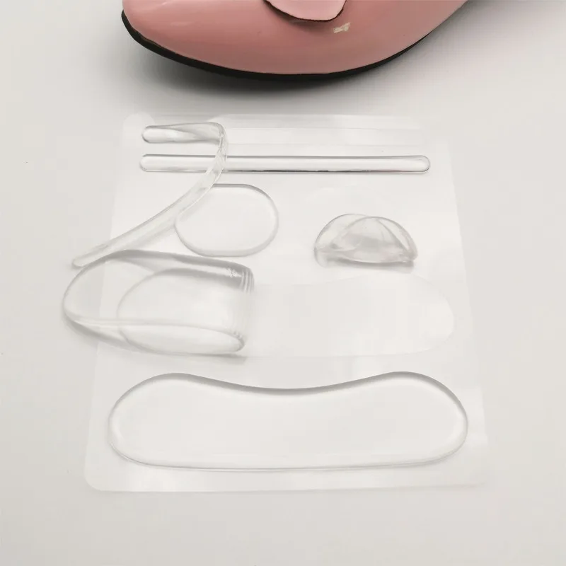 Silicone Gel Heel Protector Soft Cushion Protector Foot Feet Care Shoe Insert Pad Insole Shoes Accessories Insoles for Shoes
