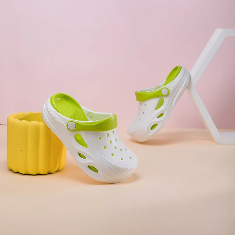 Sabots Enfants - Mules Souples Pour Fille Et Garçon 1 à 10 Ans - Pour Plage, Jardin, Intérieur - Léger, Respirant, Facile à Enfiler