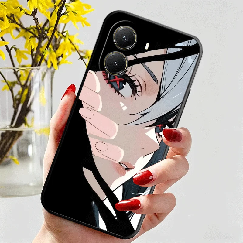 Soft Silicone Genshin Impact Arlecchino Phone Case