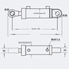 Hydraulic Cylinder Two-way Lift Top Telescopic 1 2 Ton Hydraulic Oil Top Hydraulic Pressure Top Accessories 6