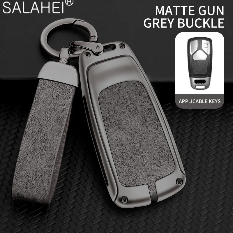 

Car Remote Key Case Cover Holder Shell For Audi A6 A4 A5 Q7 S4 S5 S7 A4 B9 A4L 4M 8W Q5 TT TTS RS 8S Coupe Keychain Accessories