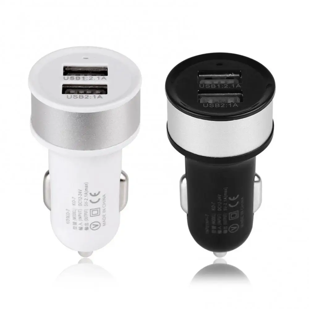 1 X Dual USB Car Charger 2 Port Dual USB 3 1A Car Charger Adapter For Galaxy S6 5 6 6S