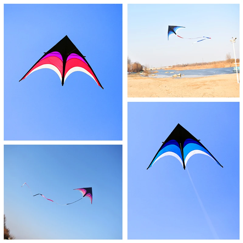 

Free shipping children kites flying toys professional wind kites string line ripstop nylon kites factory kites for kids rainbow