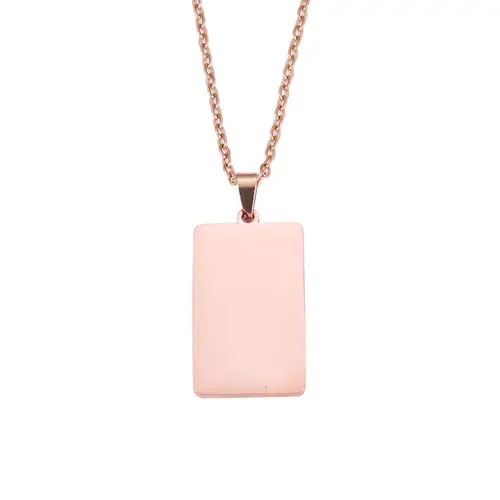 30pcs 16.5x28mm Mirror Polished Stainless Steel Necklace Blank Bar Tag Charm Stamping Pendant Necklace for Jewelry Gift Necklace - Image 8