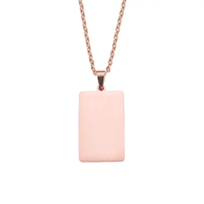 30pcs 16.5x28mm Mirror Polished Stainless Steel Necklace Blank Bar Tag Charm Stamping Pendant Necklace for Jewelry Gift Necklace - Image 8