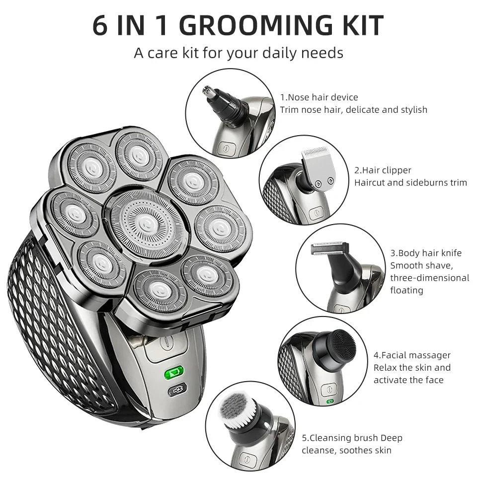 6 em 1 kit de higiene corporal