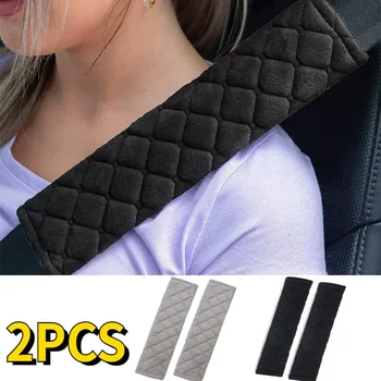 2 Pezzi Copri Cintura di Sicurezza Universale per Auto, Imbottito e Regolabile, Protezione per Spalle per Bambini e Adulti, Accessori Interni Auto