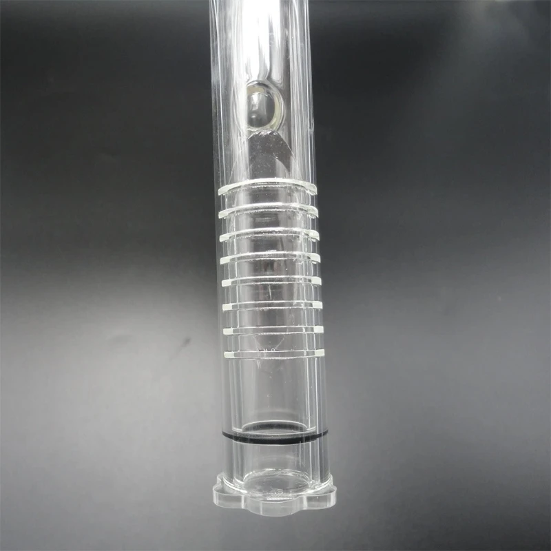 Glass Lily Pipe Inflow Surface Skimmer Aquarium Tank Removes Scums