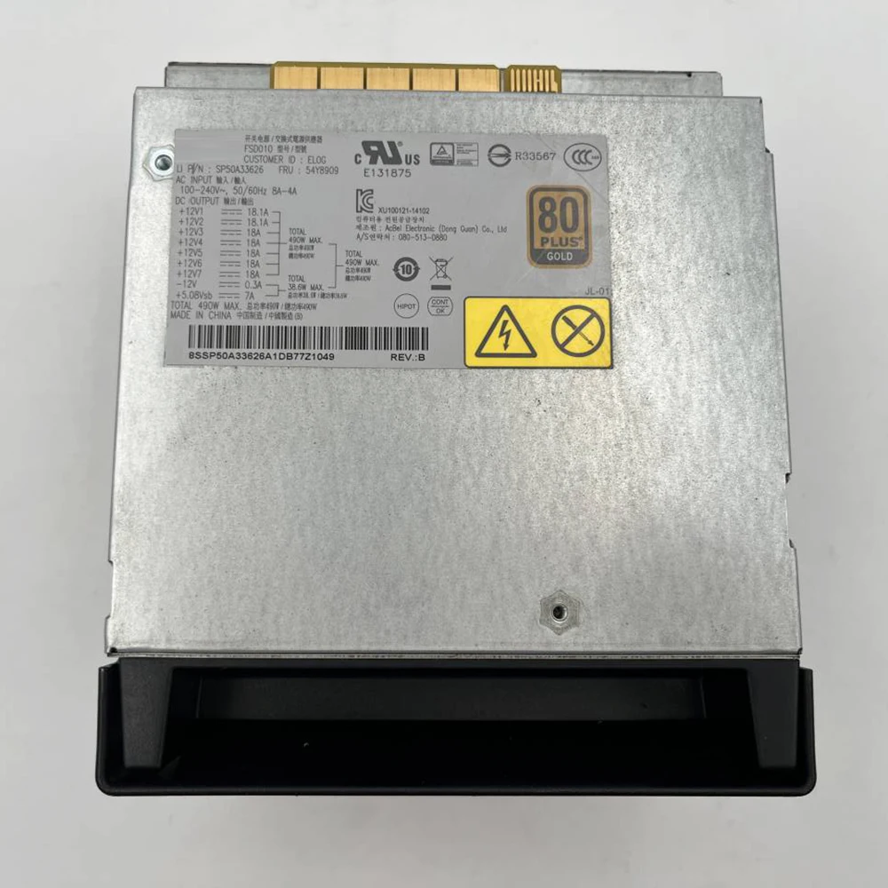 For Lenovo Workstation Power Supply P500 P510 FSD010 490W 54Y8909 7 For Lenovo Workstation Power Supply P500 P510 FSD010 490W 54Y8909 - Image 5