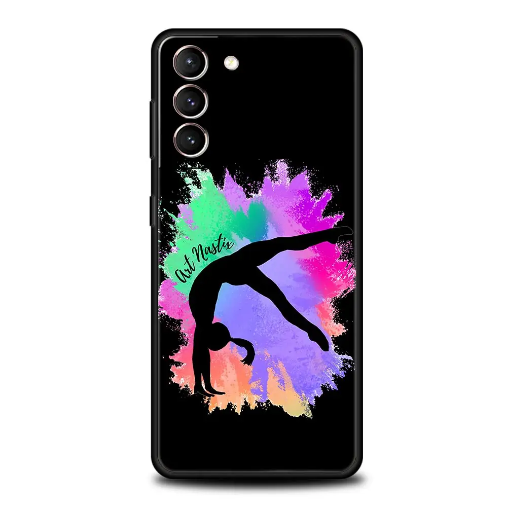 Artistic Gymnastics Watercolor Soft Silicone Phone Case