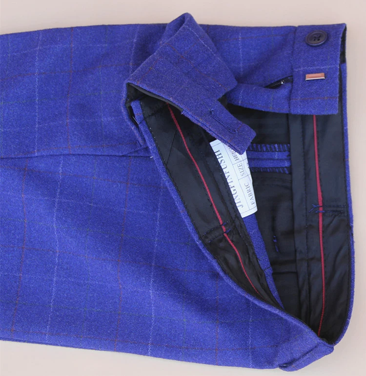 Boys Dress set Suit 4 Pieces jacket+vest+pants +bow tie Children Formal Suit Jacket Plaid high quality size 2years -12 years
