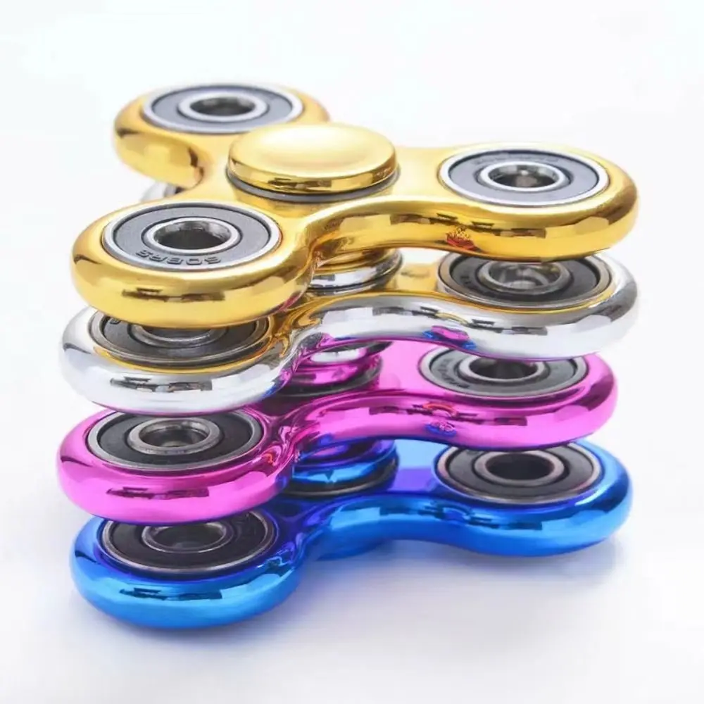 Cool Fidget Spinner EDC Spinner For Bulk Anxiety Autism ADHD Anti Stress Tri-Spinner High Quality Adult Kids Toys Accessories 3