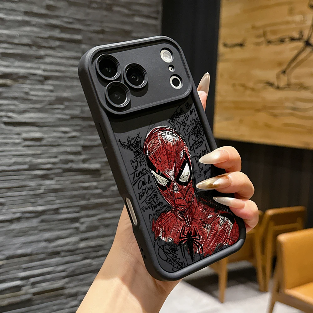 Cool S-Spiders Men Soft Phone Case Cover