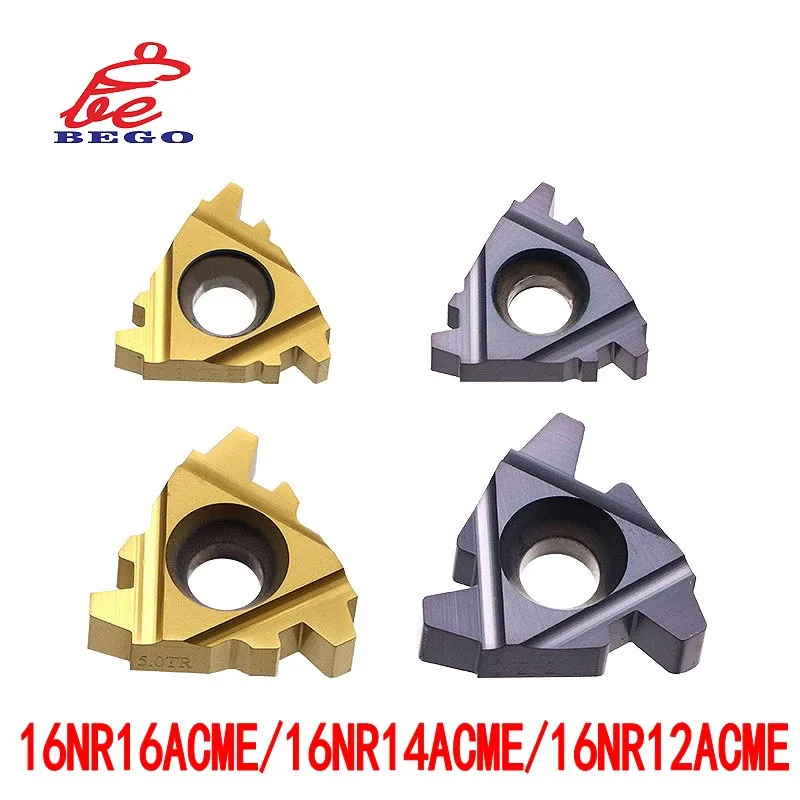 10PCSOoriginalCarbideInsertsThreadCuttingExternalTurningTool