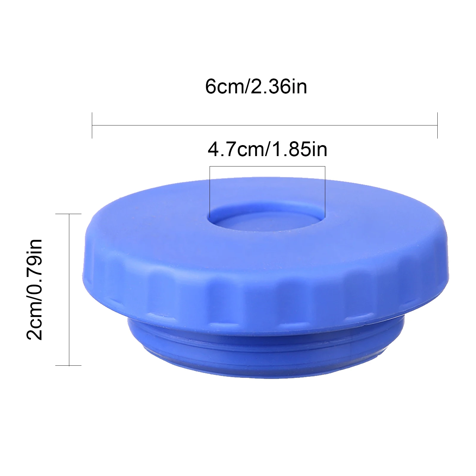 Reusable No Leak No Leak 5 Gallon Silicone Water Bottle Cap Top Lid Cover  1/3 Pcs