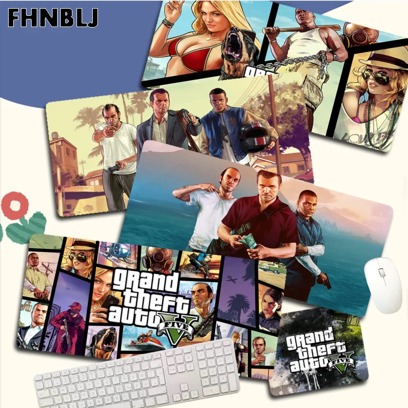 

Grand Theft Auto GTA Mousepad New Arrivals Large Gaming Mousepad L XL XXL Gamer Size Keyboards Mat Mousepad For Boyfriend Gift
