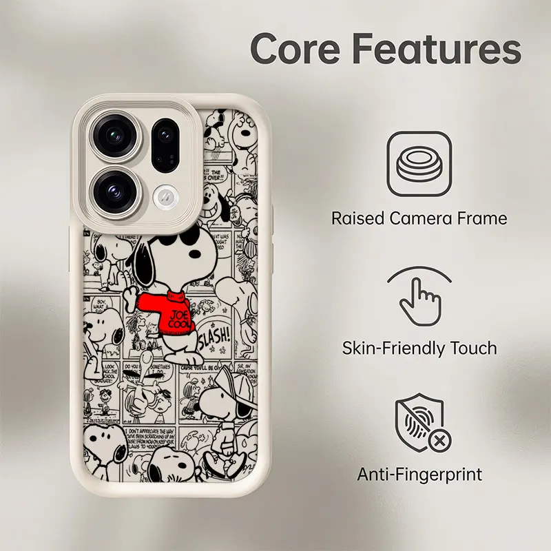 Cute Cartoon S-Snoopys Shockproof Phone Case