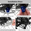 Bike Pegs Aluminum Alloy Anti Skid Lead Foot ForBMX Bike Fit 3 8 Inch Axles Bike Pegs Anti Skid Lead Foot Rest Pegs 2