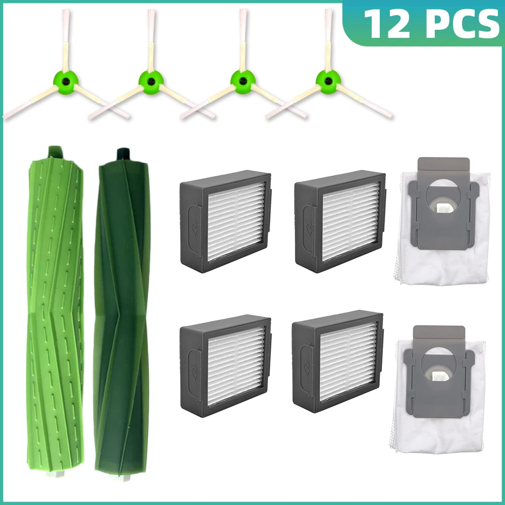 Enhanced Replacement Parts Kit for iRobot Roomba - Main Brush, Side Brush, and Filter Set