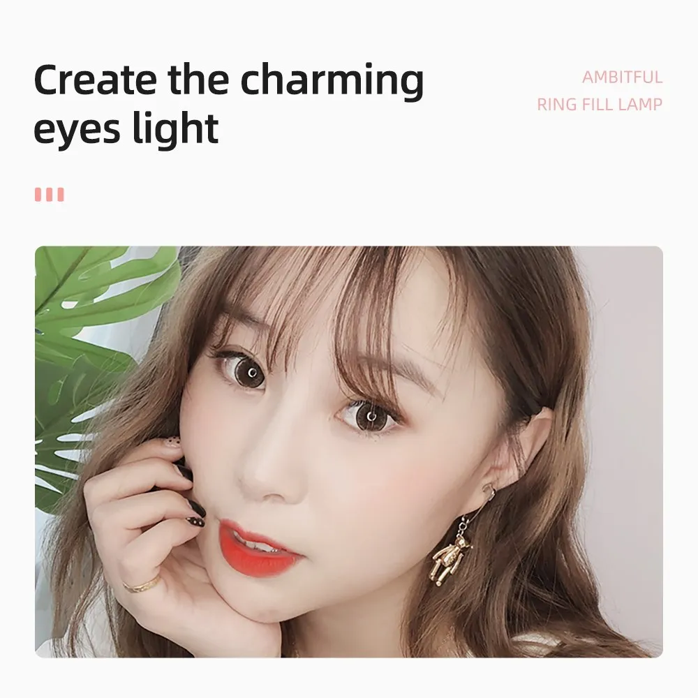 AMBITFUL 18" 21" 50W LED Ring Light Annular Lamp Bi-color 3000K-6000K + Remote Control for Video YouTube Ringlight Makeup Light - Image 5