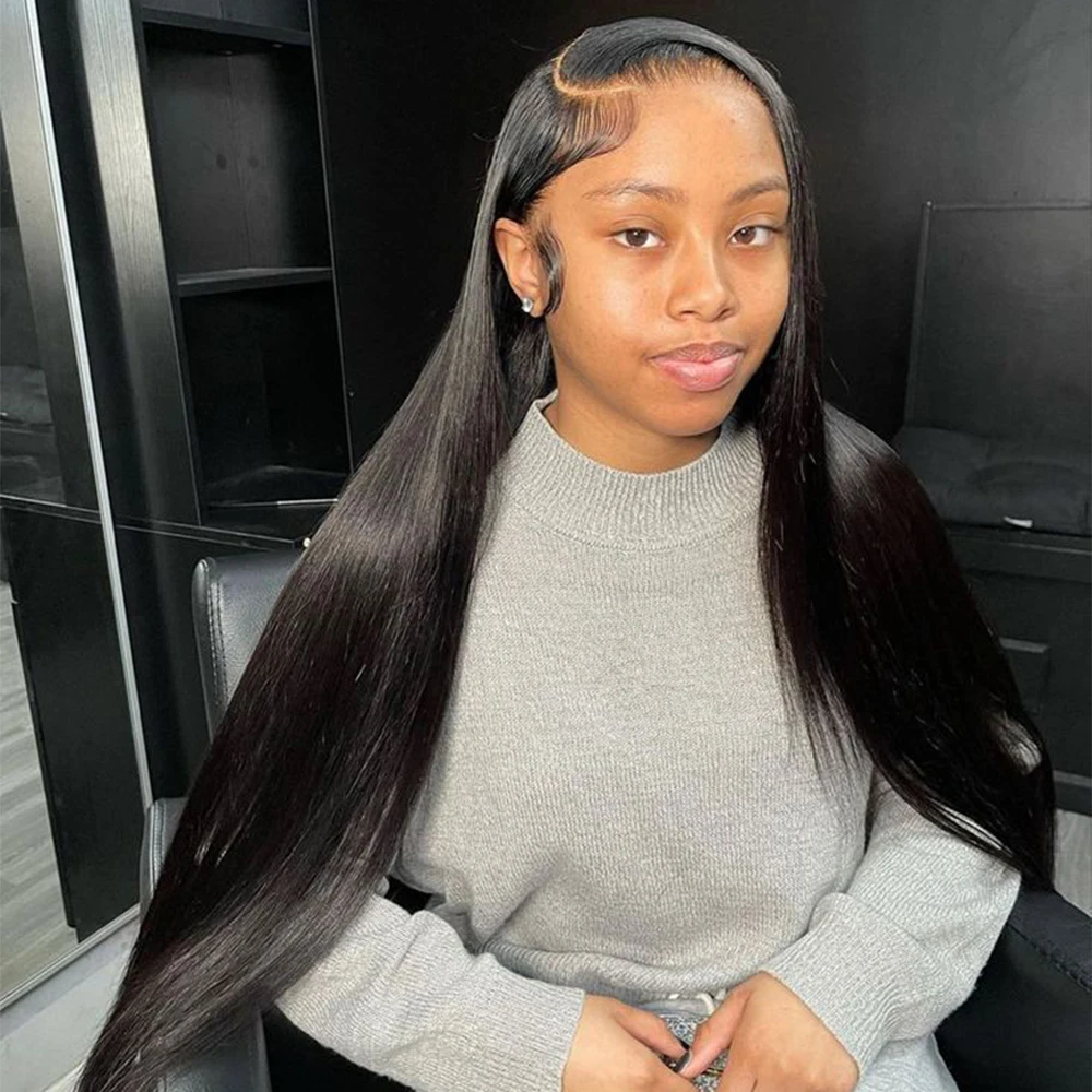 

30 40 Inch Straight Lace Front Wigs Human Hair 360 Full Lace Wigs For Women Brazilian Pre Plucked 13x4 13x6 Hd Lace Frontal Wig