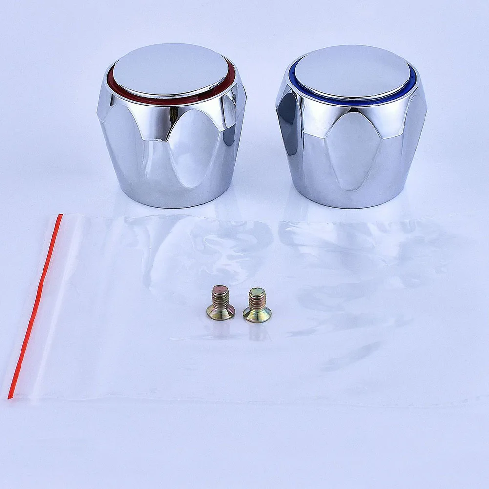 

Kitchen 3.2x3.9cm Bathroom Faucet Handle Faucet Handle Plastic Material REPLACEMENT For Hot/Cold Faucet Handle