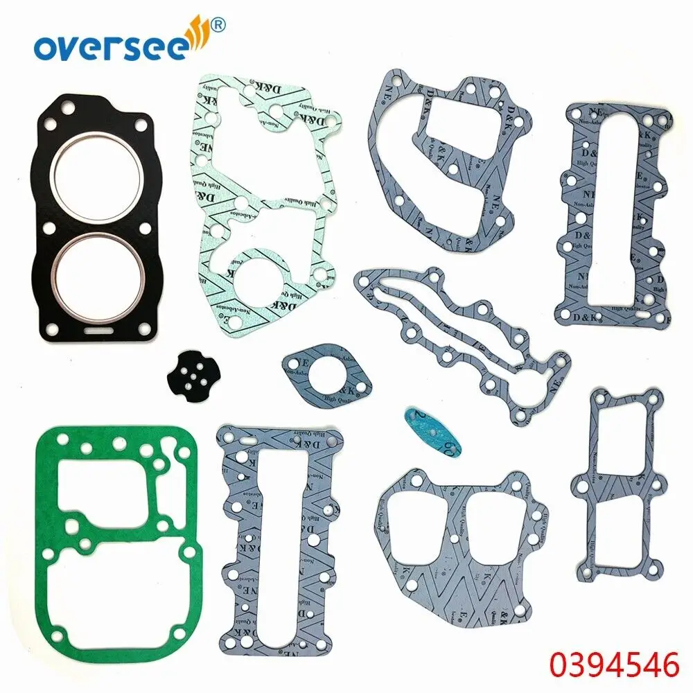 0394546 POWERHEAD Gasket Kit For Johnson Evinrude Outboard 2T 9.9HP 15HP 0391507, 0388193 boat motor gasket kit