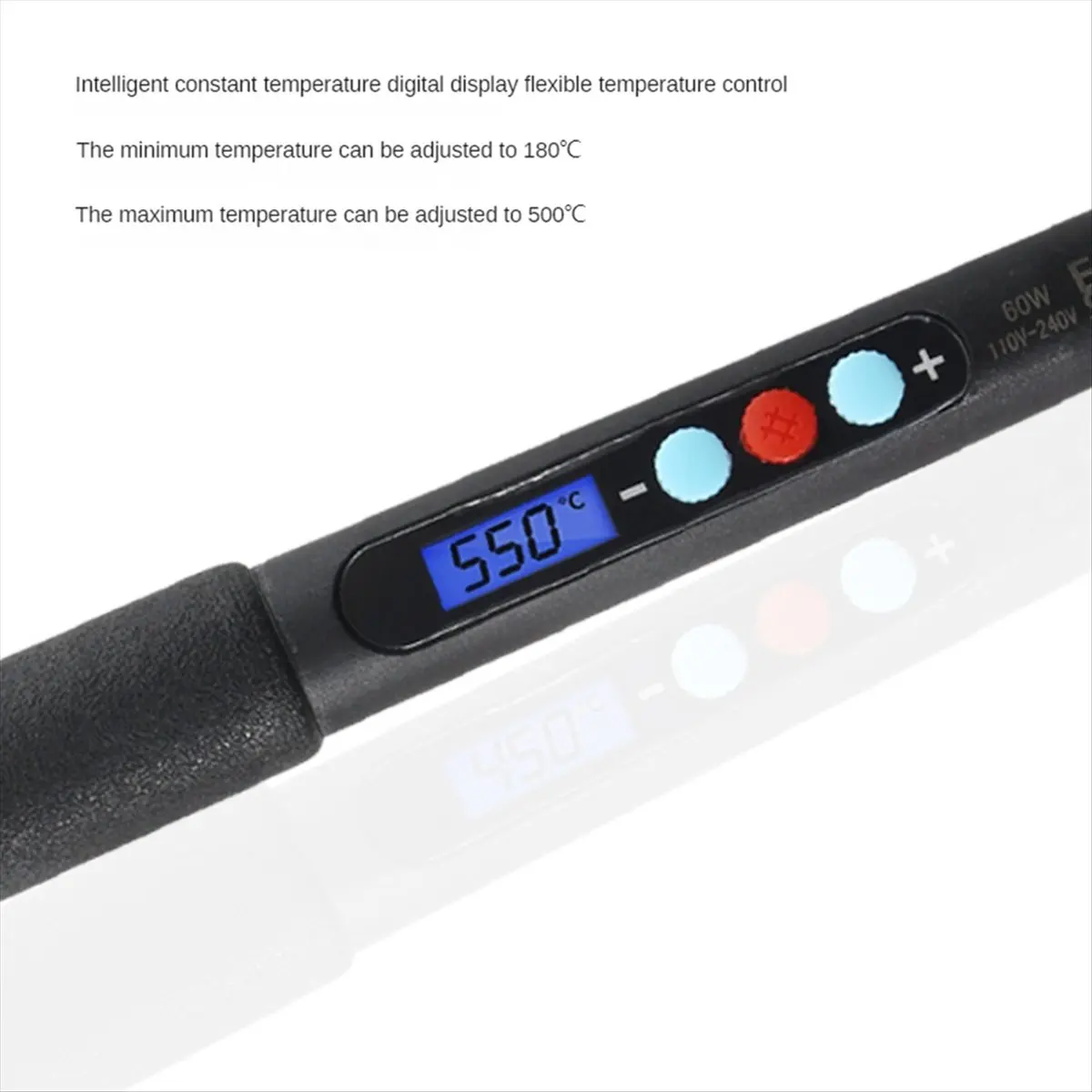 DT60 열 세팅 인서트 납땜 인두팁 M2-M8 황동 핫멜트 인셋 너트 내장 나사 삽입 키트 (3D 프린팅용, EU 플러그)