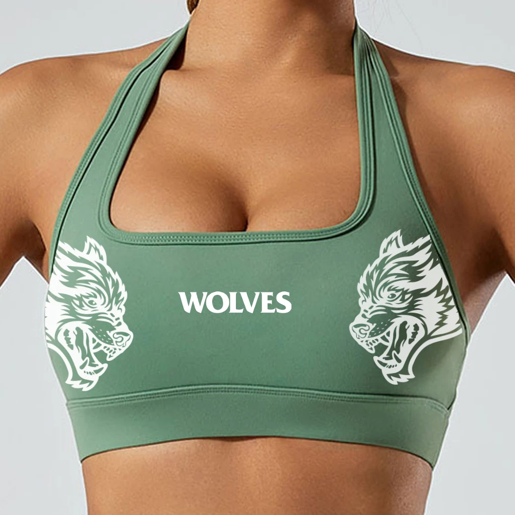 

Darc Women Bra Sport Shirt 2024 Fashion Summer Gym Underwear New Style Soft Tops Beauty Outfit Bodybuilding Wolf Head Sport Bra