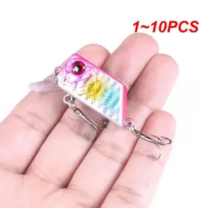 1~10PCS Fake Bait And Colorful High Stability Increase Reflectivity Long Service Life Strong Penetration Fishing Equipment Bait