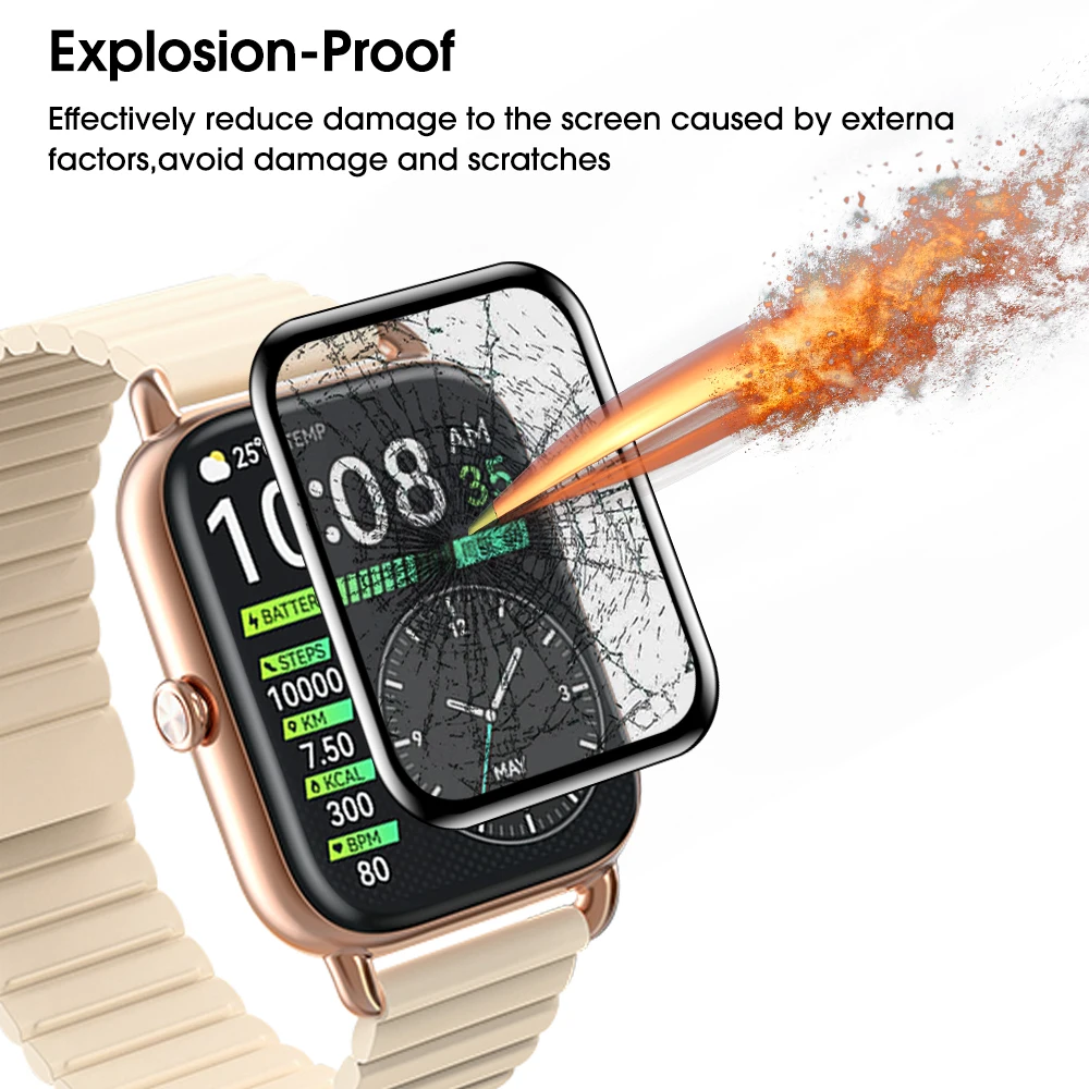 20D for Haylou Rs4 Plus Screen Protector Smartwatch Flexible Protective Film for Haylou Rs4 Not Glass Smart Watch Accessories