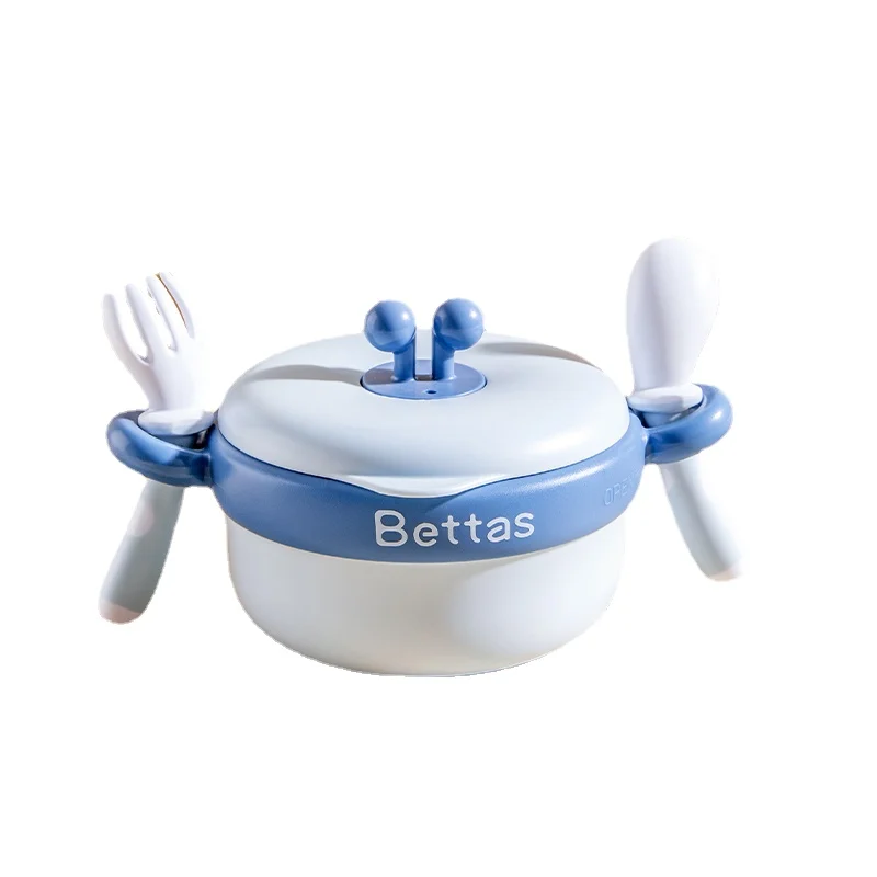 

Zl Solid Food Bowl Baby Special Water Injection Thermal Insulation Bowl Infant Suit Suction Cup