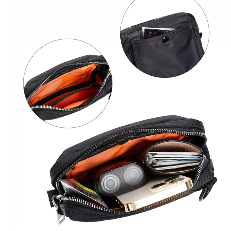 Handbags Man Bag Shoulder Mobile For Nylon Travel Bags Small 2023 Murse  Mini Crossbody Casual Male Men Brand Student Japanese