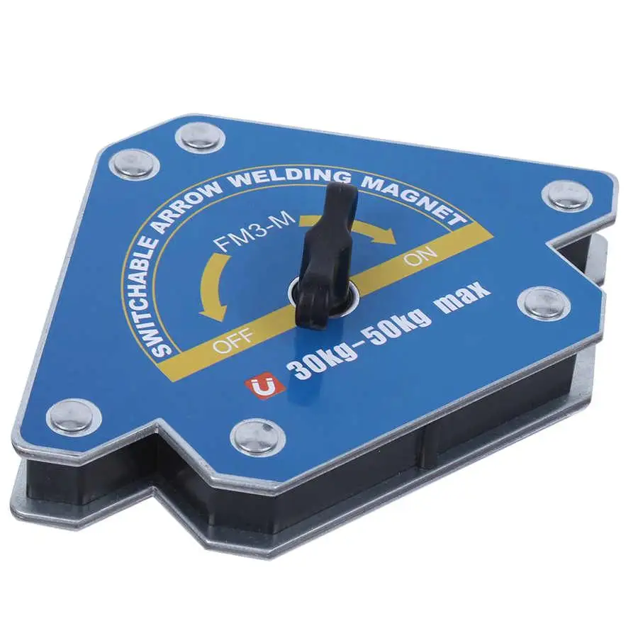 FM3-M welding magnet soldering tool 30-50KG magnetic arrow-shape with switch