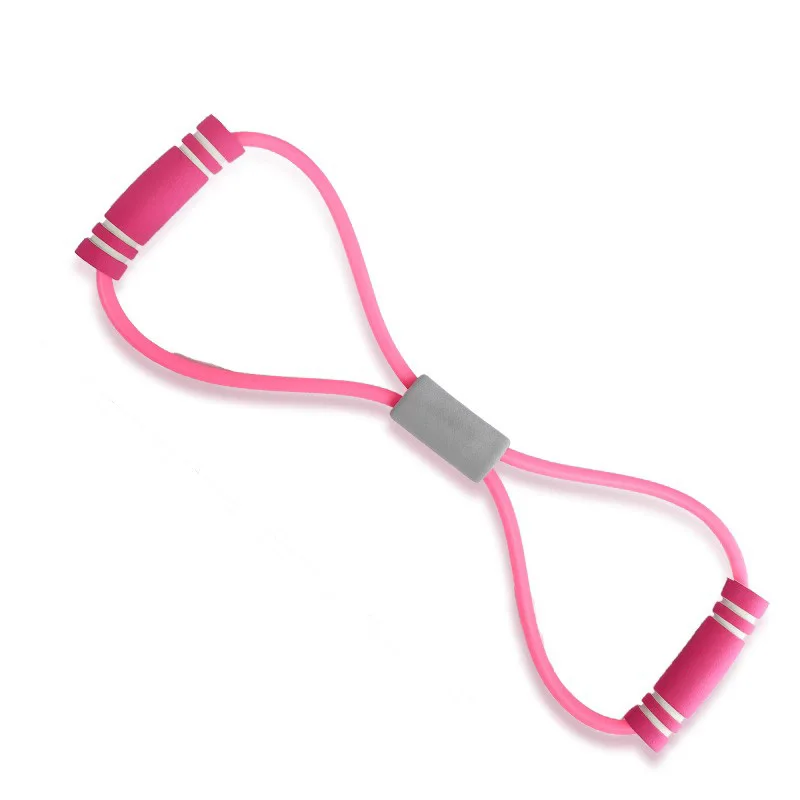 Fitness Resistance Band 8 Shaped Sports Workout Elastic Band At Home Yoga Fitness Rubber Pull Rope Yoga Training Exercise Gym Equipment