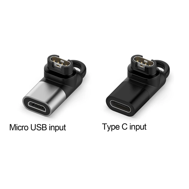 

Преобразователь заряда Type-C/Micro USB в 4pin для Fenix ​​5/5S/5X/6 Forerunner