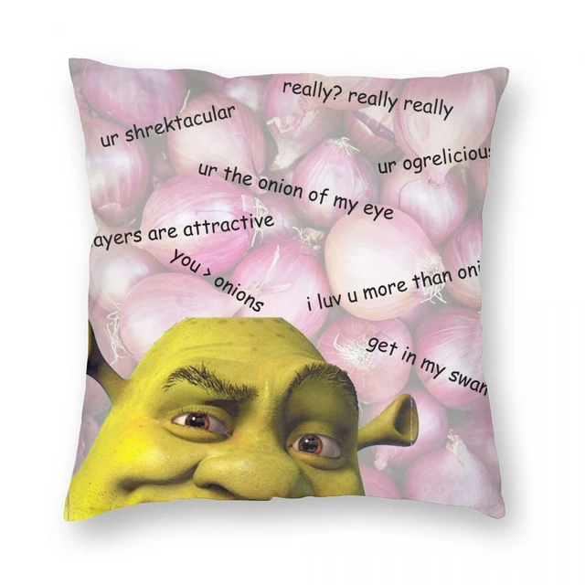 Shrek Meme Throw Pillow - Pillow Case - AliExpress
