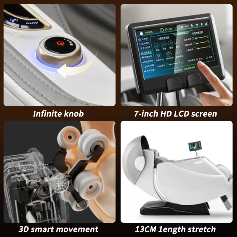 JKR Full Body Luxury Intelligent 3D Massage Chair Home Zero Gravity Professional Electric Automatic Heating Shiatsu Rocking Sofa 5