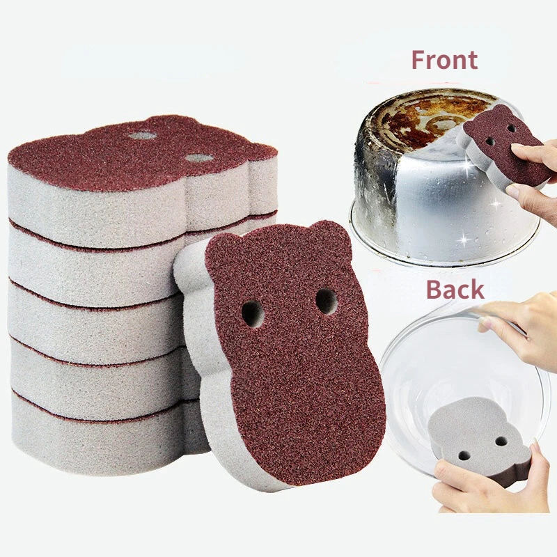 Sponge Magic Eraser Descaling Emery Cleaning Brush Silicon Carbide