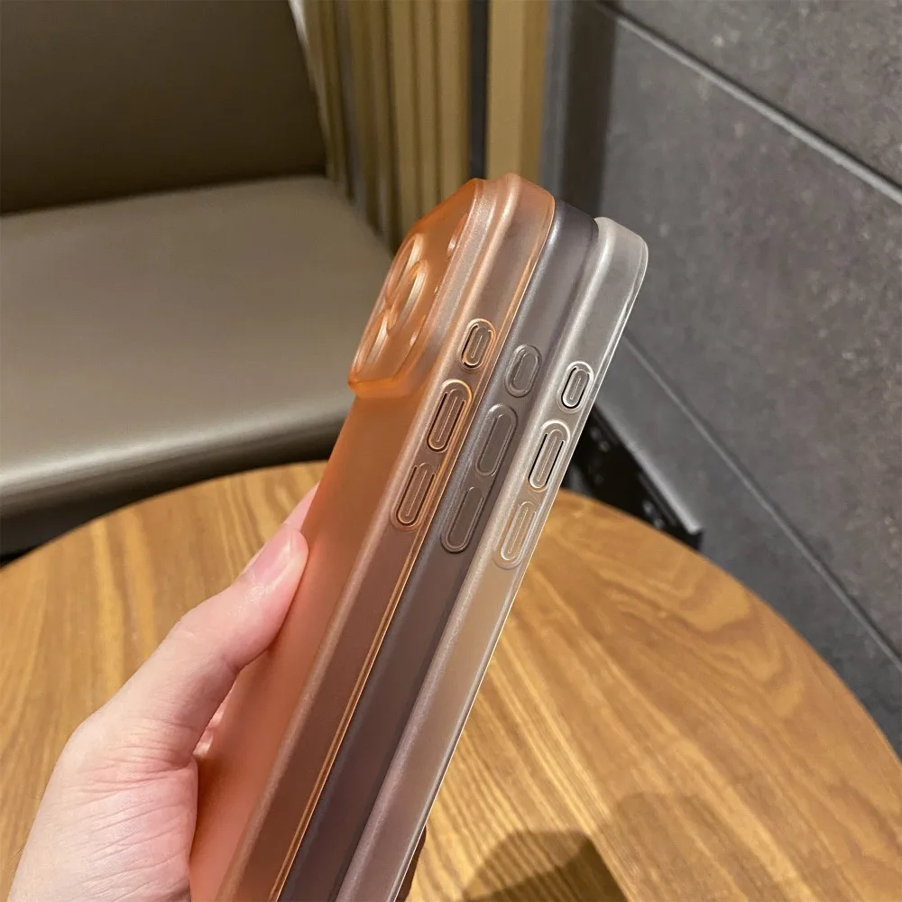 Luxury Matte Frosted Shockproof Thin Case - Translucent Ultra Slim Design