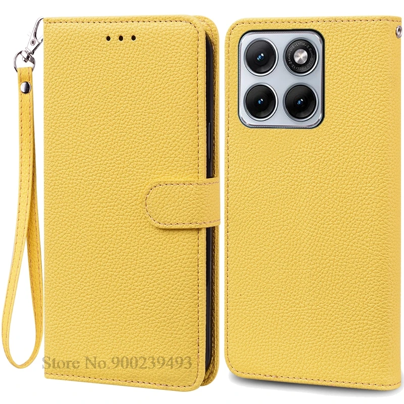 Enhanced Leather Flip Wallet Cover | Magnetic Book-Style Protective Case for Motorola Edge 70 Fusion