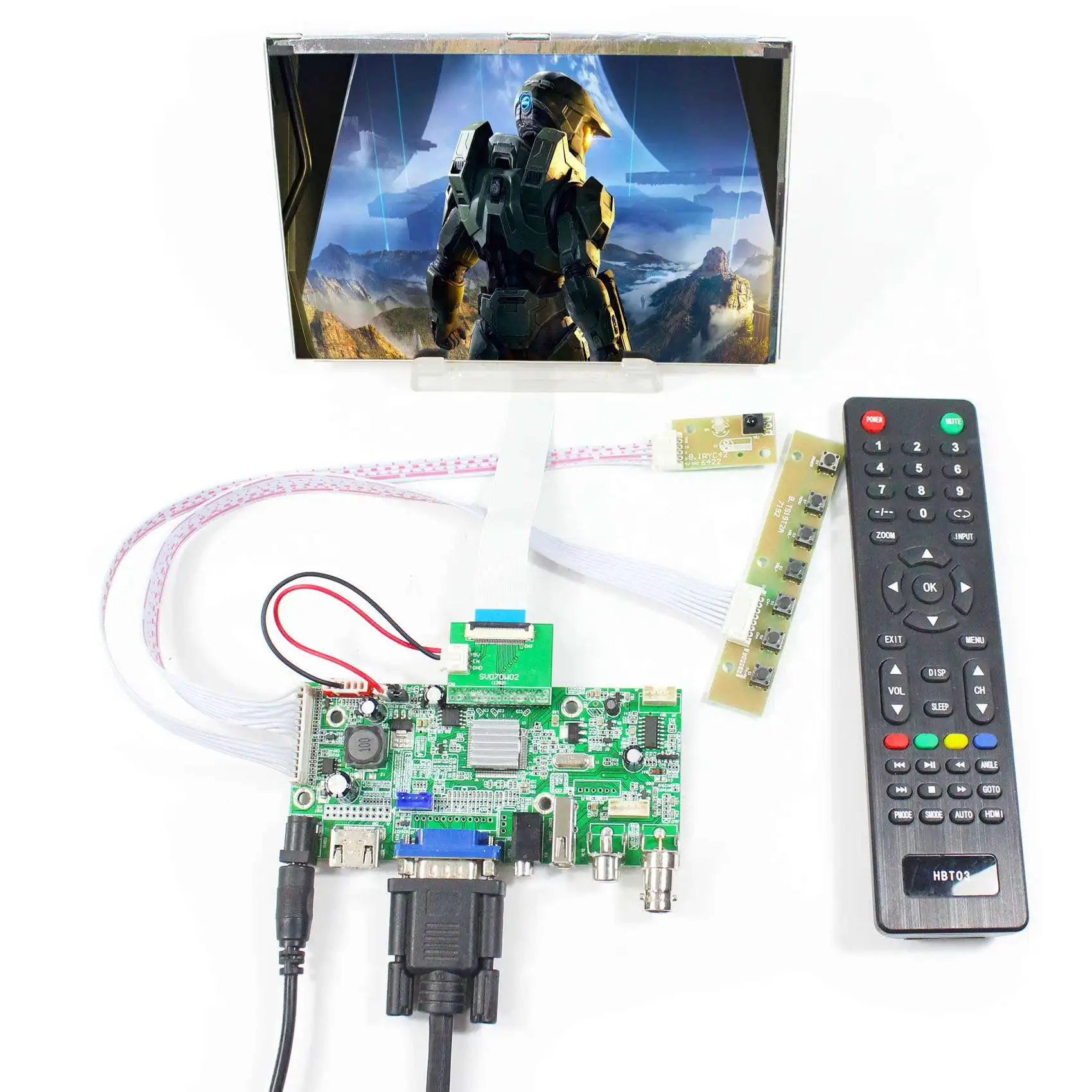 

HD MI VGA AV плата ЖК-контроллера с USB 7-дюймовый ЖК-экран HSD070PWW1 B00 IPS