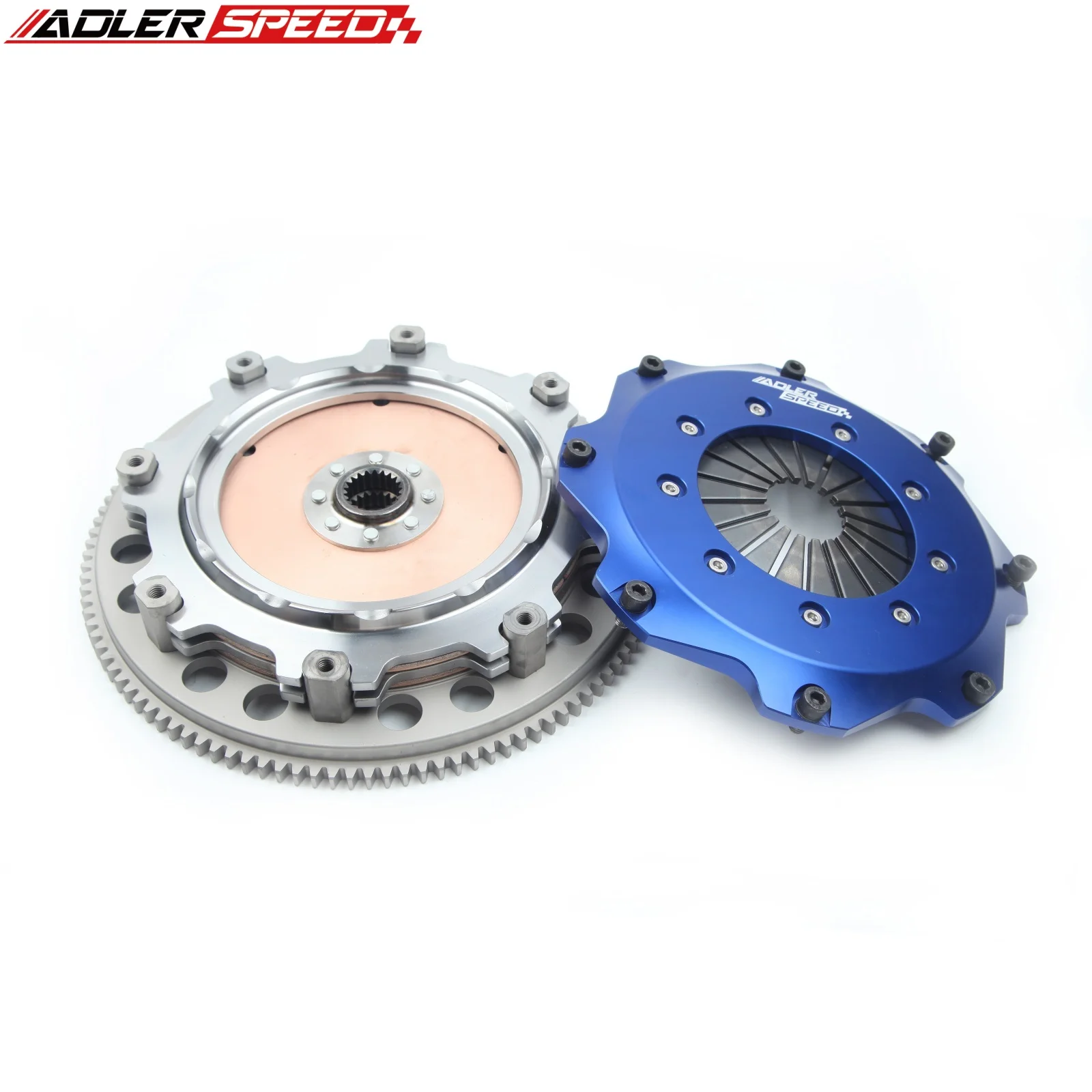 토요타 1JZ 2JZ R154 (푸시 스타일 릴리스 메커니즘) ADLERSPEED 8.5인치 (215mm) 시리즈 트윈 디스크 플레이트 클러치 키트