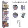 4 Layer Foldable Hanging Storage Bag Multi-functional Fabric Storage Bags for Wall-mounted Cabinet Door Bra Snacks Toys Clothes 3