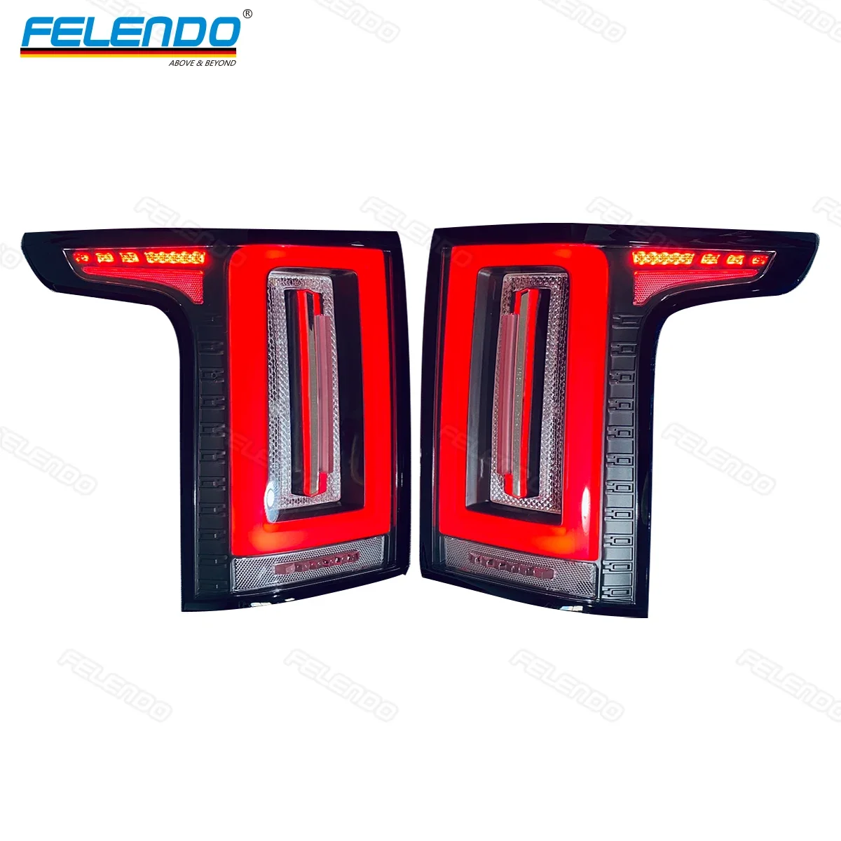 Felendo Taillight for Range Rover Vogue 2013- L405 Kulinan Style LED Taillight Tail Lamp Rear Lamp