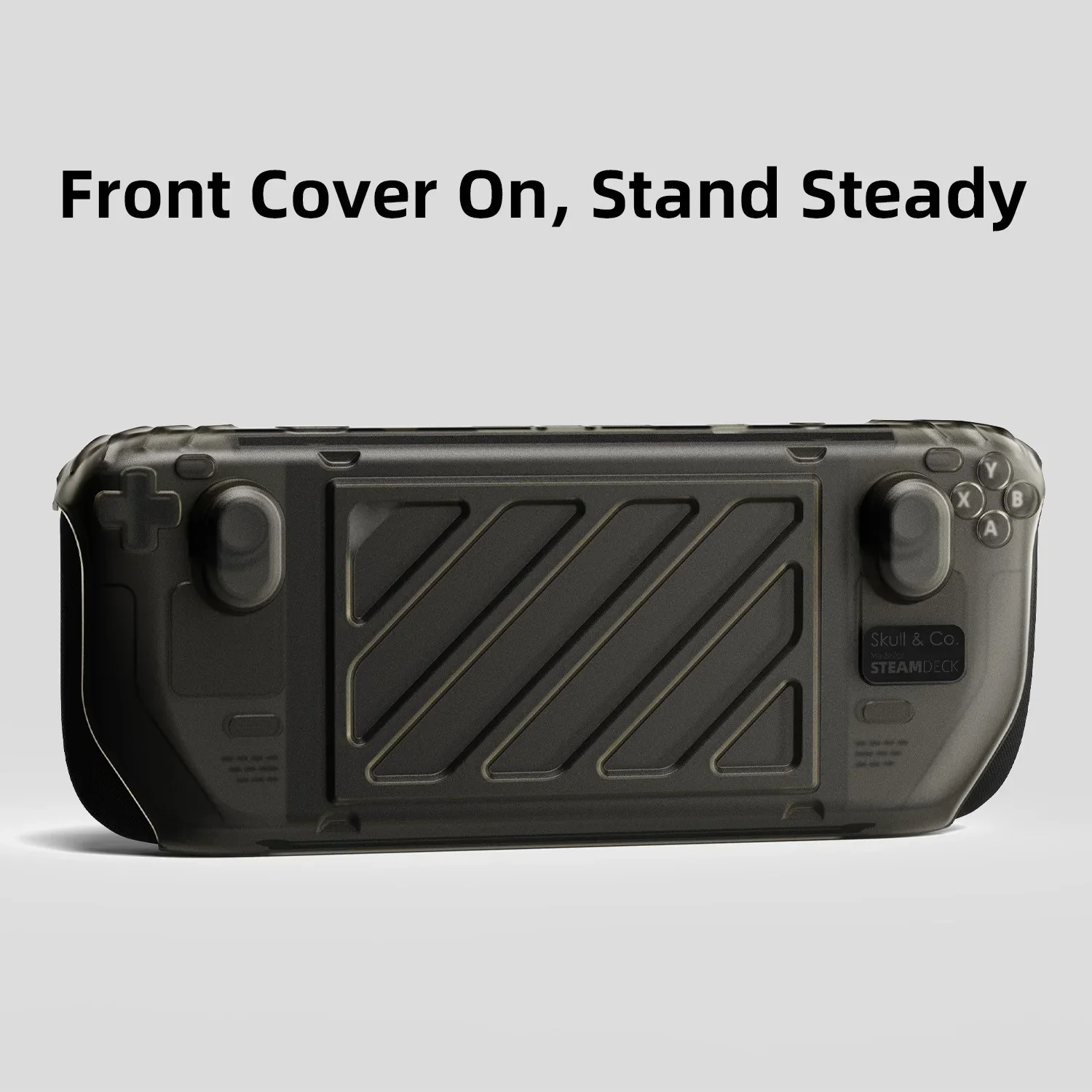 Skull & Co. HardShell Front Cover Bundle GripCase Portable Protective Case StandGrip for Steam Deck LCD/OLED Game Console